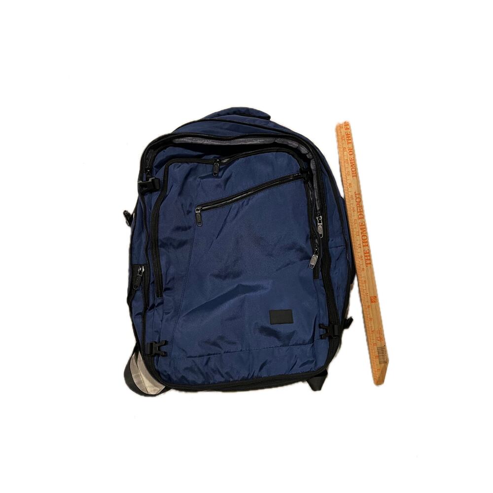Matein Clamshell Blue Black Padded Backpack
